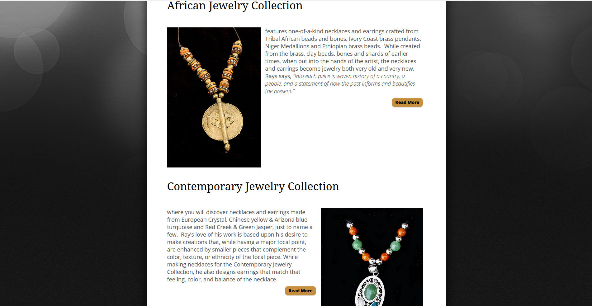 artists website peltoncollection.com FastWinn Web design Ray Mary Helen Pelton collections jewelry Oro Valley AZ